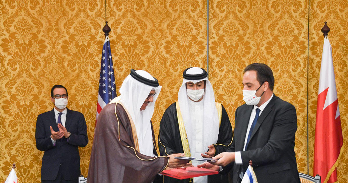 Israel and Bahrain formalise diplomatic ties