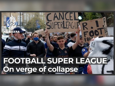 Football Super League breakaway in ruins after English clubs quit