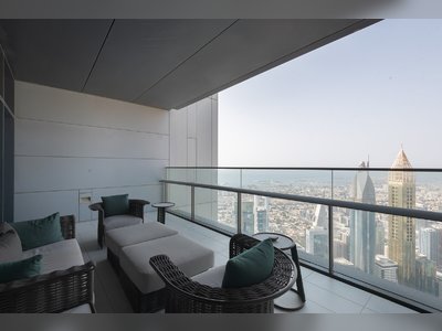 Asking $7M, This Sleek Duplex Apartment Allows You to Live Above the Clouds in Dubai