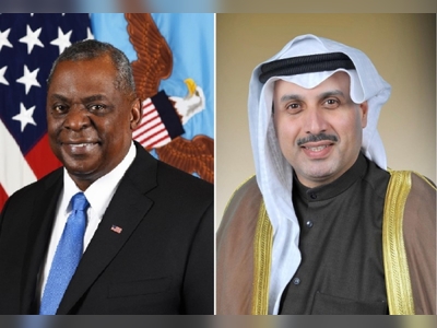 Kuwait, US defense ministers discuss bilateral ties, regional developments