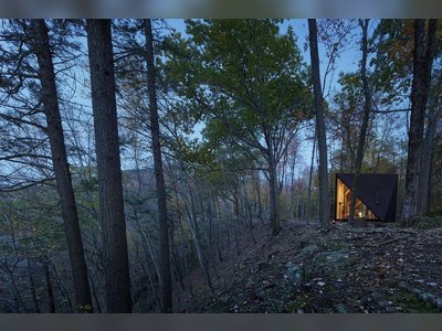 This Sleek, Angular Tiny Home Is Not Your Average A-Frame Cabin