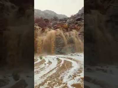 Watch: Saudi Arabia’s Mecca sees spectacular waterfall