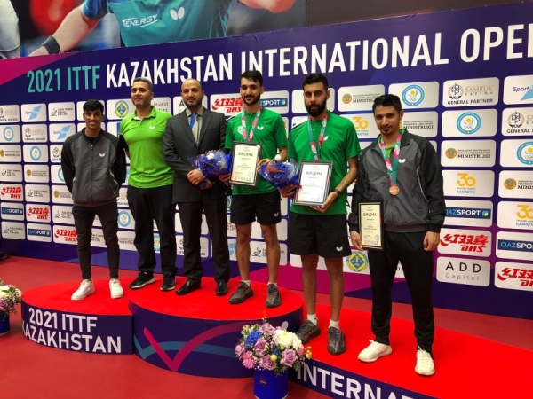 Saudi table tennis team wins 3 medals in Kazakhstan tourney