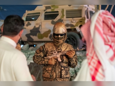 ‘Robots’ fighting combat wars by visitors of Riyadh Season 2021