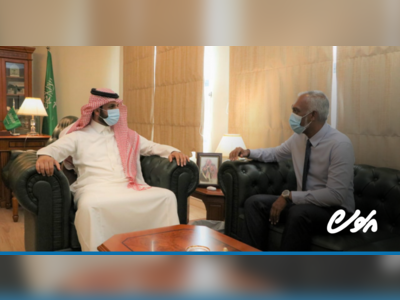 Mayor discusses Male' City development with Saudi Ambassador