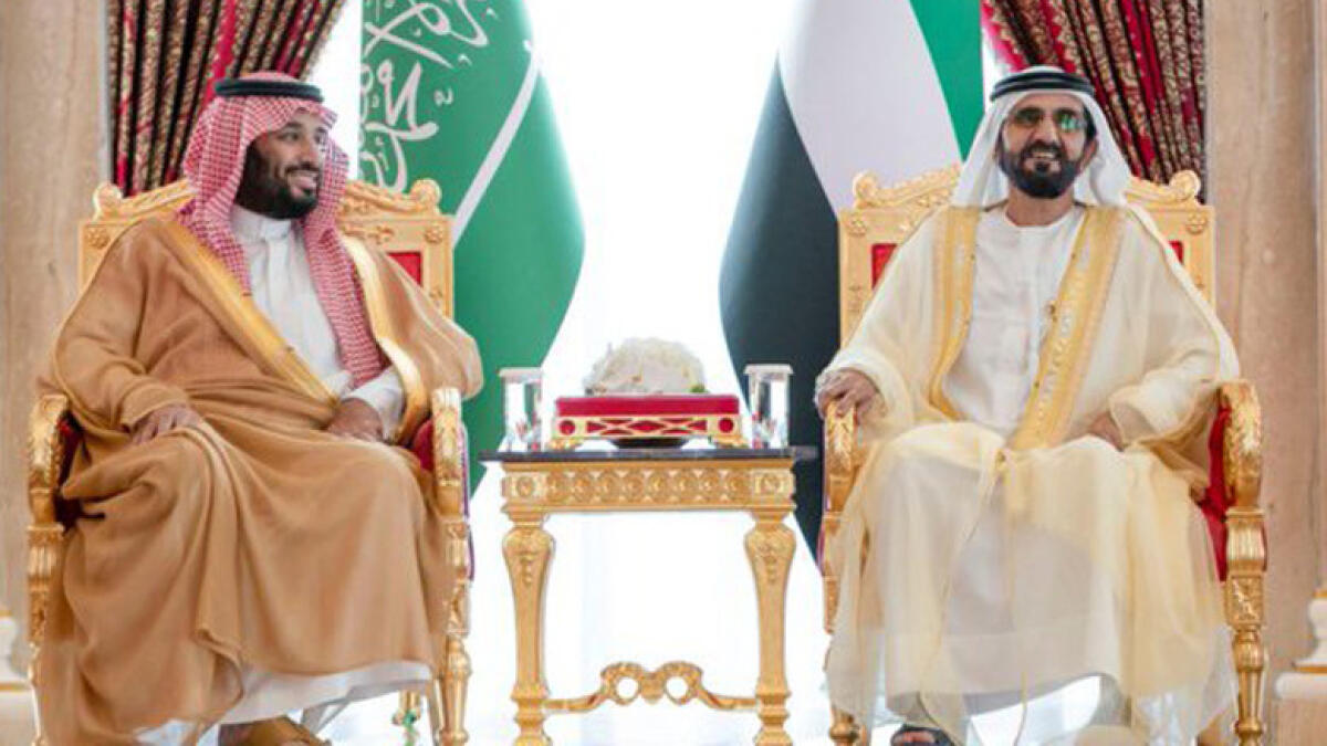 Sheikh Mohammed receives phone call from Saudi Crown Prince