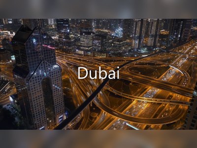 DUBAI AT NIGHT IN 4K