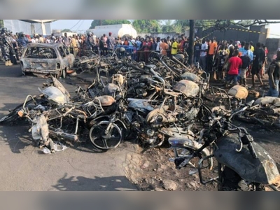 99 killed in fuel tanker blast in Sierra Leone capital