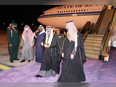 Saudi Crown Prince welcomes Kuwait Amir's representative in Riyadh