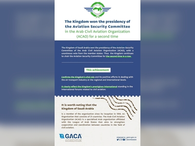 Kingdom wins presidency of the Aviation Security Committee in ACAO