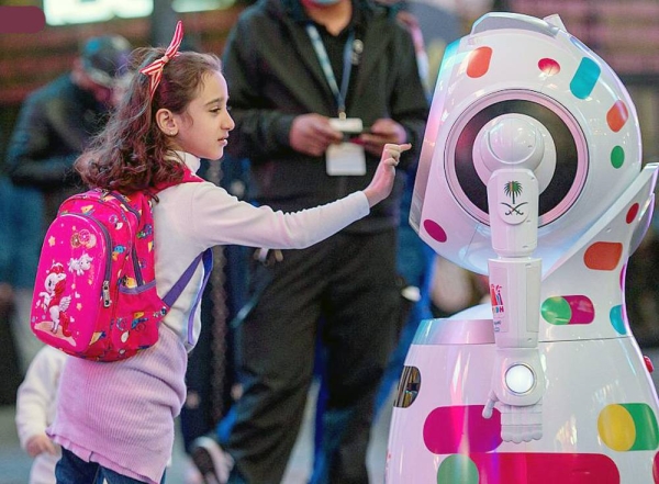 Arabic-speaking robots attract visitors to Boulevard Riyadh City