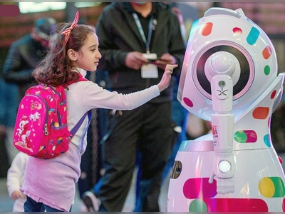 Arabic-speaking robots attract visitors to Boulevard Riyadh City