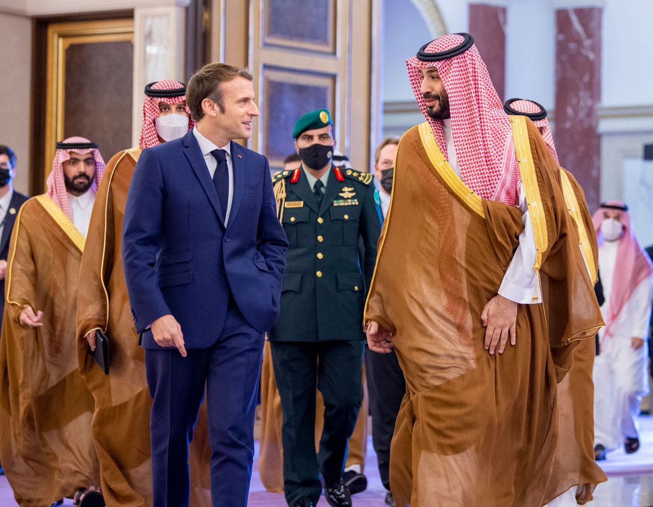 France's Emmanuel Macron meet Crown Prince Mohammed bin Salman in Saudi visit to ease tension with Lebanon