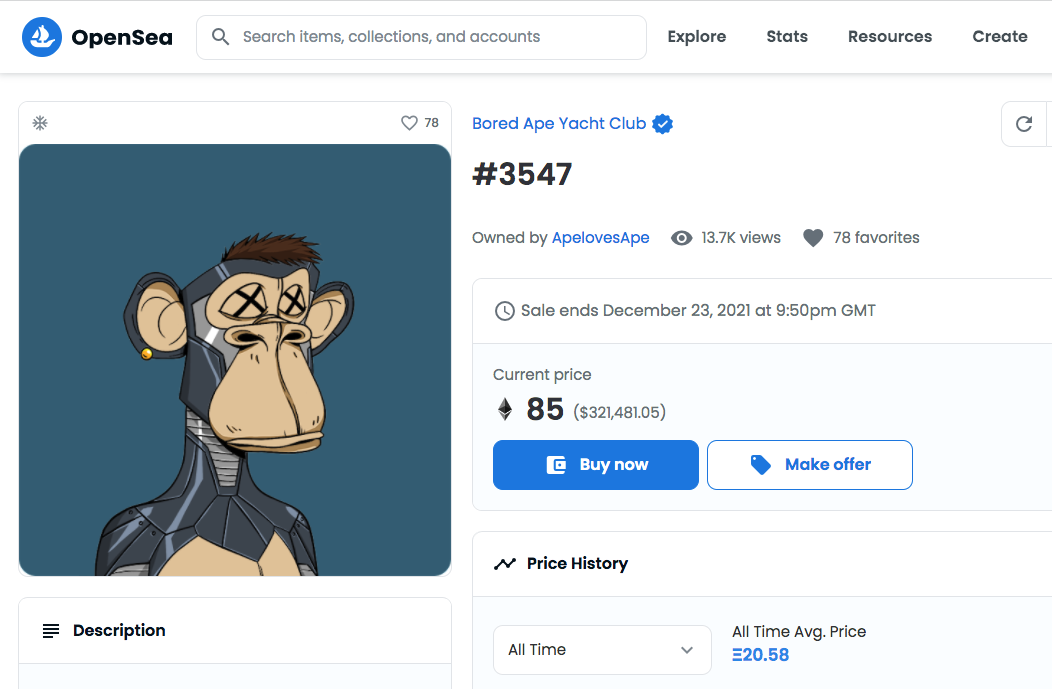 Bored Ape NFT Sells for $3,000 Instead of $300,000 After Fat-Finger Error