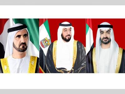 UAE leaders receive New Year's greetings