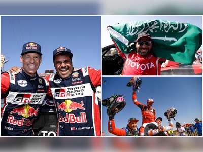 Qatar’s Nasser Al-Attiyah wins Dakar Rally, Saudi Yazeed Al Rajhi takes third