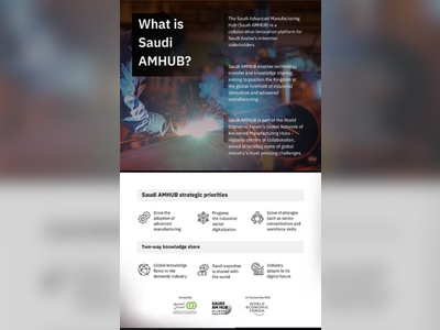 Saudi AMHUB launches strategy to boost industrial sector, links Kingdom to WEF global network