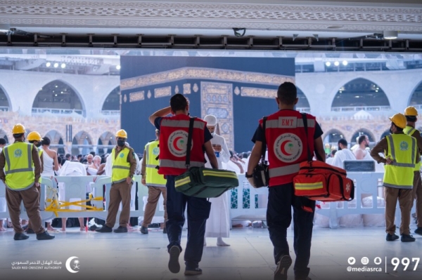 Saudi Red Crescent tended to more than 11,000 reports in Grand Mosque
