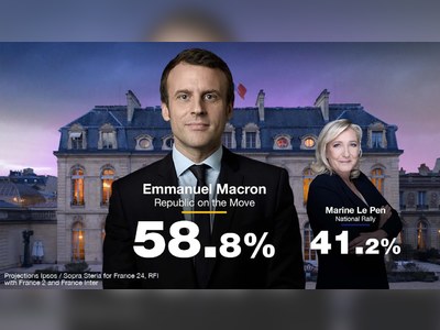 Emmanuel Macron re-elected President of the French Republic with 58.8% ahead of Marine Le Pen