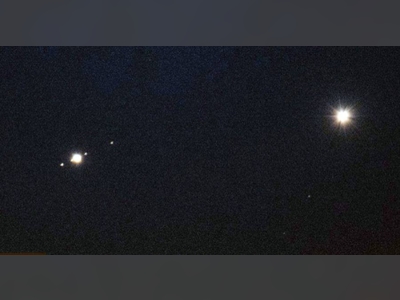 Planets Venus and Jupiter to almost touch in night sky