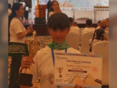 Saudi student Itizaz wins second place in WAMAS-2022 global event