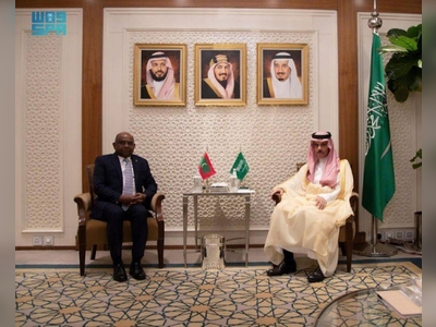 Saudi, Maldivian foreign ministers meet in Riyadh