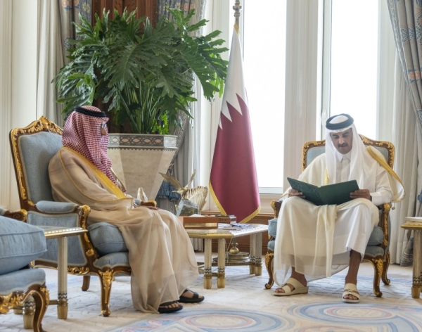 King Salman sends written message to Qatari Emir