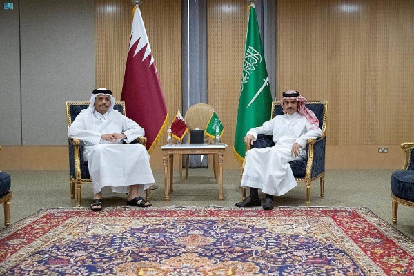 Saudi, Qatari foreign ministers discuss cooperation