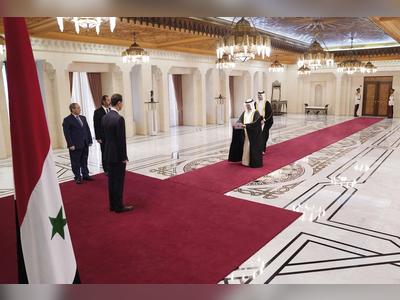 Syrian leader receives credentials from Bahrain ambassador