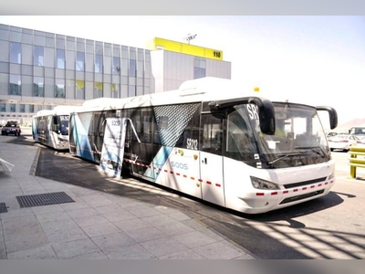 Eco-friendly electric buses start operating at Madinah airport