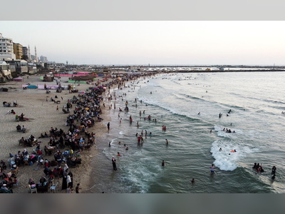 Gaza coastline becomes foremost recreational outlet this summer after sewage cleanup