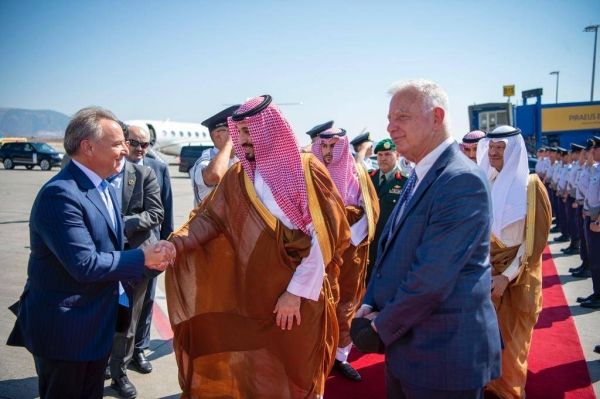 Crown Prince leaves Greece