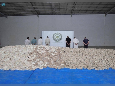 In largest ever drug haul, 47 million amphetamine pills seized; 8 expats arrested in Riyadh