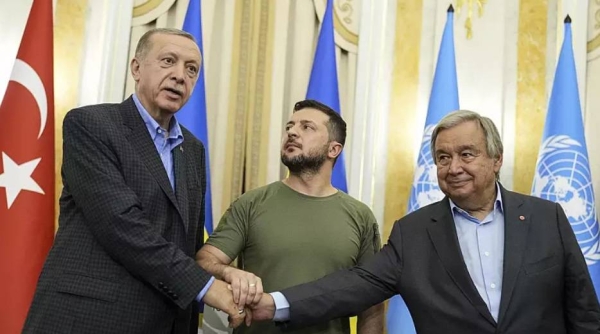 Erdogan and Guterres meet with Zelensky in a bid to halt Ukraine war