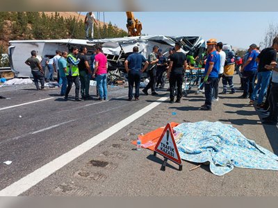 Bus carrying Saudi tourists crashes in Turkey: Al-Ekhbariya