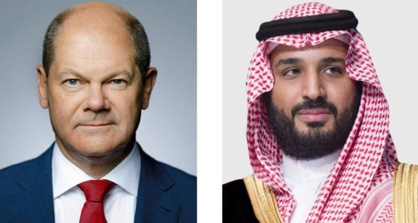 Crown Prince receives phone call from German chancellor
