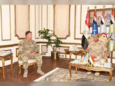 Egyptian defense minister, US commander discuss military ties