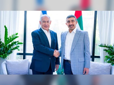 UAE foreign minister meets with Israel’s Netanyahu, other politicians