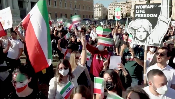 Europe's cities rally for Iran’s Amini and women's rights