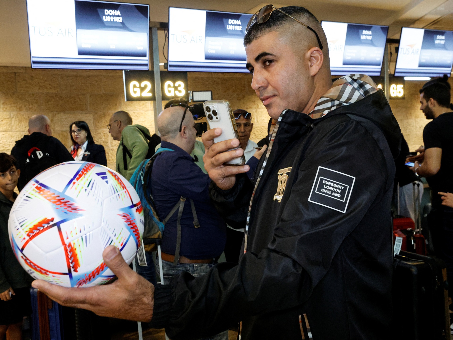 First direct Tel Aviv to Doha flight brings fans to World Cup