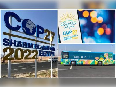 With electric buses and solar-power installations, Egypt’s Sharm El-Sheikh goes ‘green’ for COP27