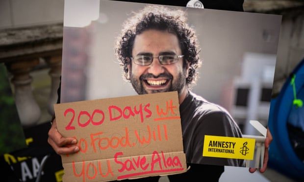 British-Egyptian hunger striker may die in prison, Nobel laureates warn world leaders attending Cop27