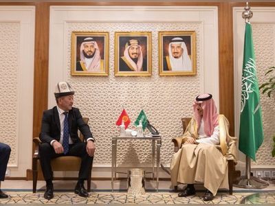 Saudi FM meets with first deputy chairman of Kyrgyzstan’s cabinet of ministers