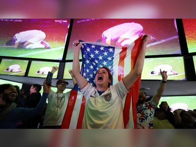 Iranians celebrate US win against Iran in World Cup