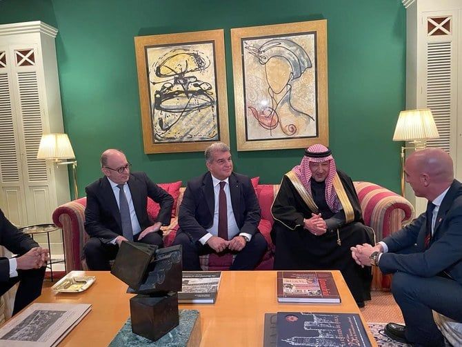 Saudi minister attends 2023 Spanish Super Cup ceremony at embassy
