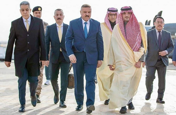 Prince Abdulaziz receives Iraqi interior minister in Riyadh