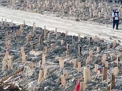 Mass graves appear in Antakya as rescue efforts in Turkey enter their final hours