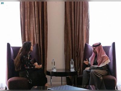 Saudi FM meets with Nobel Peace Prize winner Nadia Murad