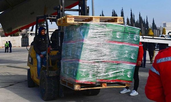 Ninth Saudi relief plane arrives in Aleppo