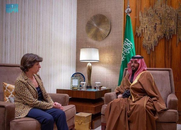 Crown Prince and French FM discuss bilateral ties, regional developments